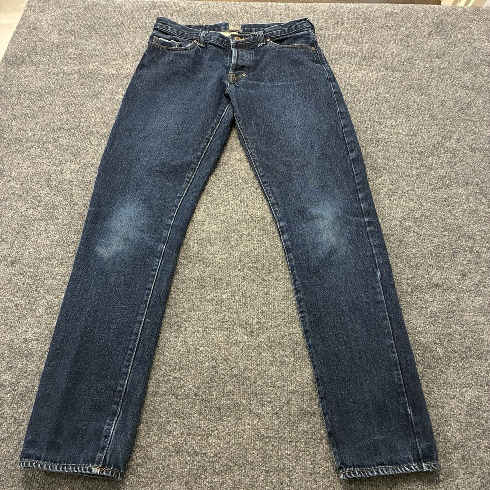 PRPS Selvedge Japanese Denim Jeans Mens 31x32 Faded Whiskered Straight Leg